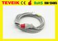 CSI Critikon Round 6pin IBP Cable 12 FT For Patient Monitor , PVC Materials