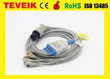 Reusable 5 Leads ECG Trunk Cable With snap For Mindray Patient Monitor