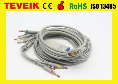 Banana 4.0 M3703C PLPS One Peice Series EKG Cable IEC Standard