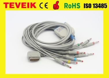 Siemens Ekg Ecg Cable With 10 Leads Banana 4.0 End Aha Standard