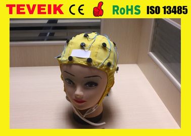 High Precision EEG Electrode Cap With Different Sensor Electrodes 16 ~ 128 Channel