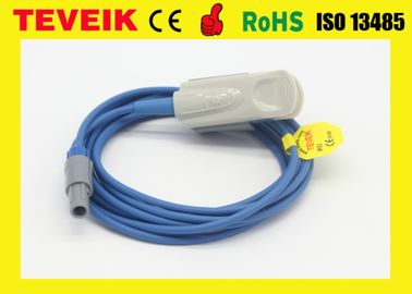 Reusable Biolight Adult Finger Clip SpO2 Sensor For M6/M12 Patient Monitor, 10ft Redel 5pin