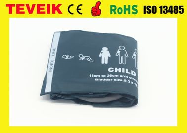 Child Double Hose Arm Cir 18-26cm NIBP Cuff  for Patient Monitor Nylon Material