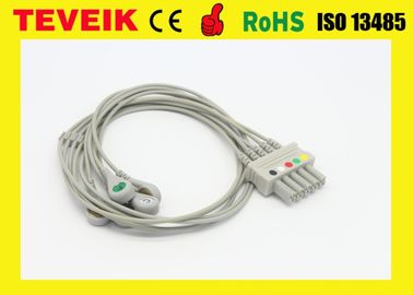 Teveik Factory CE&ISO Medical HP M1635A 5 Leads ECG Leadwire Cable For Patient Monitor