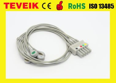 Teveik Factory CE&amp;ISO Medical HP M1635A 5 Leads ECG Leadwire Cable For Patient Monitor