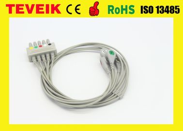 Teveik Factory CE&ISO Medical HP M1635A 5 Leads ECG Leadwire Cable For Patient Monitor