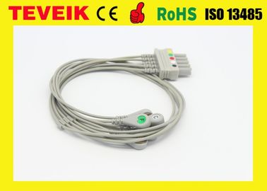 Teveik Factory CE&ISO Medical HP M1635A 5 Leads ECG Leadwire Cable For Patient Monitor