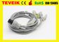 Reusable Medical Mindray Round 6 pin 5 leadwire TPU ECG Cable Comptible With PM9000 Patient Monitor