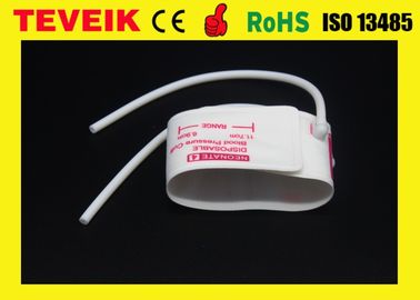 Disposable Nonwoven cloth material Double Hose NIBP Cuff, Non-Invasive Blood Pressure Cuff