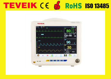 Professional Multi Parameter Patient Monitor Support touch screen Optional (12.1 inch) for Hospital Use