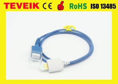 Factory Low Price MS LNCS sensor SpO2 Extension Adapter Cable, 6pin to DB9 female