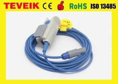 MS3-109069 Edan Compatible SpO2 Sensor, Readel 6pins Audlt Finger Clip Medical cable