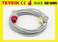 Factory Price of Mindray PM7000 Medical Invasive Blood Pressure IBP Cable, Round 6pin to BD adapter
