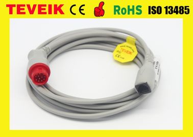 Factory Price of Medical 78205A Invasive Blood Pressure IBP Cable, Round 12pin to Abbott Adapter