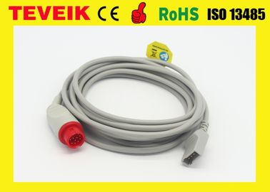 Factory Price of 78205A invasive blood pressure IBP cable, Round 12 Pin To Utah adapter for patient monitor