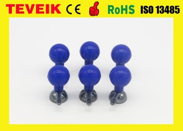 Multi-functional suction chest ecg electrode suction bulb with Nickel-plated