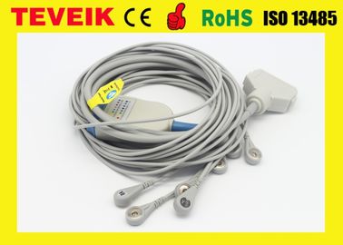 DB 15Pin Fukuda Denshi 10 lead EKG/ECG Cable With Snap IEC Supply from Factory