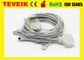 DB 15Pin Fukuda Denshi 10 lead EKG/ECG Cable With Snap IEC Supply from Factory