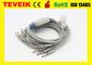 Fukuda KP-500 EKG Cable, KP-500D ECG Cable and Leadwires with Banana 4.0 IEC Standard