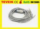Kenz 10 lead EKG Cable, 103/106 ecg patient cable and leadwires Round 16pin without resistor