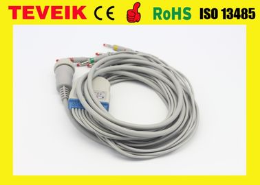 Kenz 10 lead EKG Cable, 103/106 ecg patient cable and leadwires Round 16pin without resistor