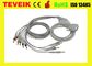 MS1-106902 EDAN one piece 10 lead EKG/ECG cable with Banana 4.0 IEC 10K resistor