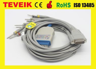 Direclty Supply Edan SE-3 SE-601A 10 lead EKG Cable with DIN 3.0 IEC Standard