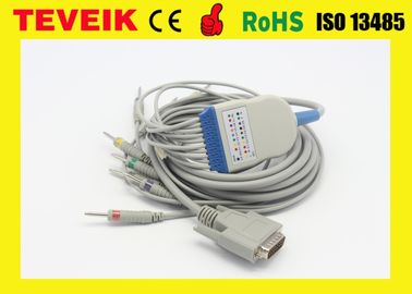 Direclty Supply Edan SE-3 SE-601A 10 lead EKG Cable with DIN 3.0 IEC Standard