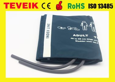 Adult double tube nylon material reusable blood pressure cuff,medical accessory NIBP cuff used for Patient monitor