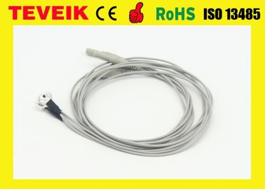 High Quality pure silver EEG cable electrodes for EEG machine, DIN1.5 socket eeg cable