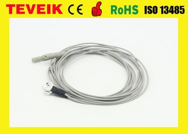 High Quality pure silver EEG cable electrodes for EEG machine, DIN1.5 socket eeg cable