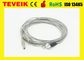 High Quality pure silver EEG cable electrodes for EEG machine, DIN1.5 socket eeg cable