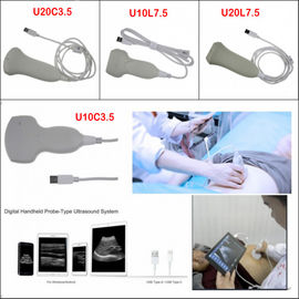 Medical Low Cost Digital Pocket USB Ultrasound Transducer Probe For Laptop / Android Smart Phone