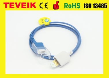 Ms spo2 sensor adapter cable, Ms 6pin to DB9 female Spo2 Extension Cable Compatible with LNCS sensor