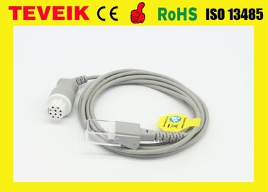 Datex-Ohmeda SpO2 Extension Cable compatible OXY-C3 adapter cable with round 10pin to DB9 female