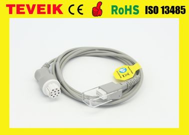 Datex-Ohmeda SpO2 Extension Cable compatible OXY-C3 adapter cable with round 10pin to DB9 female