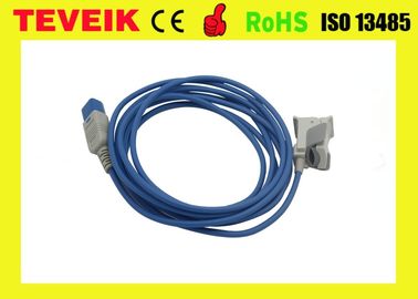 Compatible medical spo2 cable HP pedia finger clip spo2 sensor with round 8pin 3m