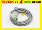 Siemens Drager 5 Leads ECG Leadwire Cable For Patient Monitor, Round 10pin