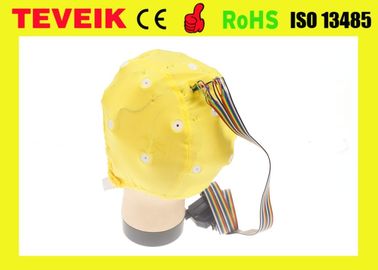 Medical EEG hat, Tin electrode,32 leads eeg cap with DB25 pin connector for eeg machine