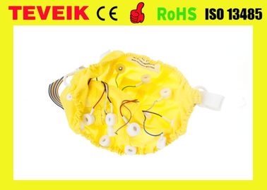 Medical EEG hat, Tin electrode,32 leads eeg cap with DB25 pin connector for eeg machine