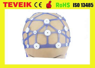 Separating EEG hat, 20 leads medical eeg electrode cap supply from teveik