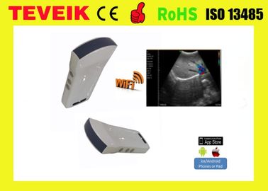 Wireless handheld diagnosis convex color Doppler ultrasound wifi Color Doppler iphone ultrasound probe