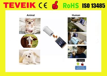 Durable design 128 elements B/W wifi ultrasound machine mini wireless linear ultrasound probe for iphone and pad