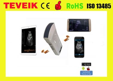 Wireless handheld diagnosis convex color Doppler ultrasound wifi Color Doppler iphone ultrasound probe