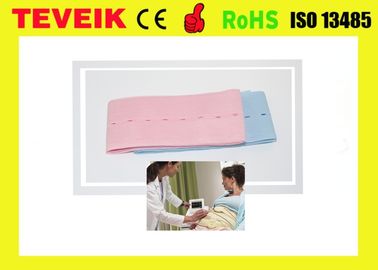 Disposable CTG belt, fetal monitor belt, elastic abdominal transducer belt