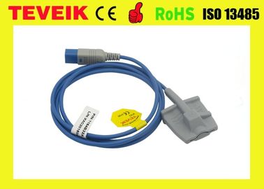 Shenzhen Teveik Factory Price Reusable M1191BL/M1191AL 8 Pin Pulse Spo2 Sensor With Adult Soft Tip