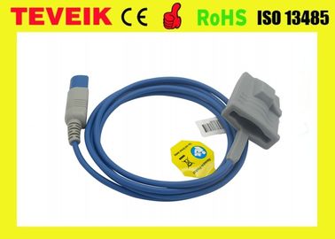 Shenzhen Teveik Factory Price Reusable M1191BL/M1191AL 8 Pin Pulse Spo2 Sensor With Adult Soft Tip