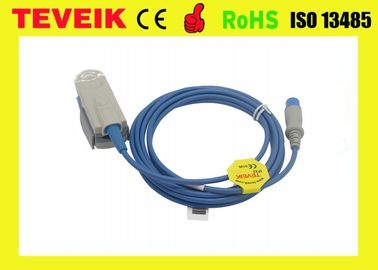 Teveik Factory Price Medical Siemens Adult Finger Clip Round 7pin Spo2 Probe Sensor For SC-6002XL Patient Monitor