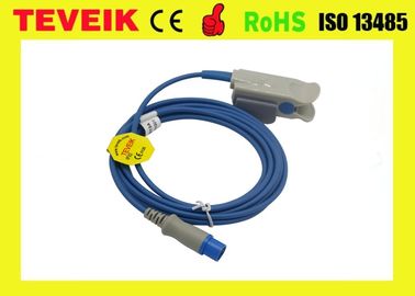 Teveik Factory Price Medical Siemens Adult Finger Clip Round 7pin Spo2 Probe Sensor For SC-6002XL Patient Monitor