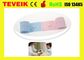 M2208 Disposable Latex Free CTG Belt For Fetal Monitor, Light Blue and Pink Color Fetal Transducer Belt
